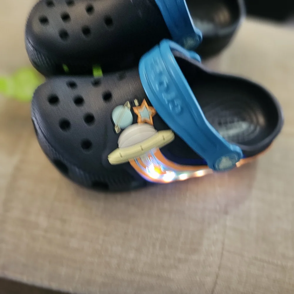 Toddler Classic UFO Lights Clog Sz 8